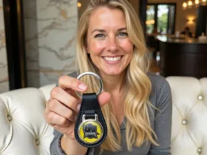 Custom Made Keychains Lavish Shape Premium Style